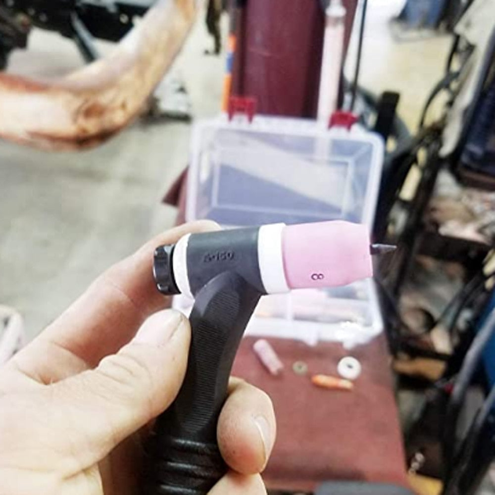 49PCS TIG Welding Torch Stubby Gas Lens #10 Pyrex Glass Cup Kit For WP-17/18/26 - KiwisLove