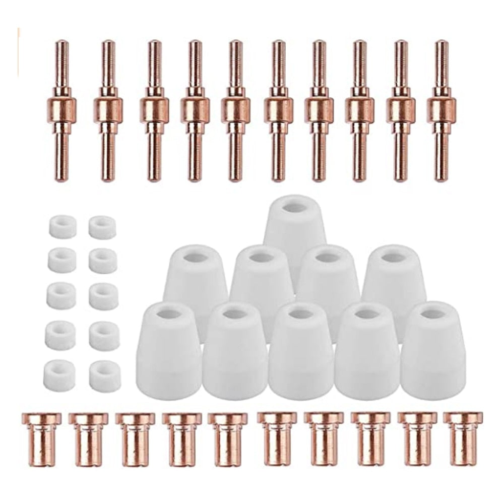 Plasma Cutter Consumables Kit PT-31 Nozzle Electrode Shield Cup for CUT 40/50

- KiwisLove