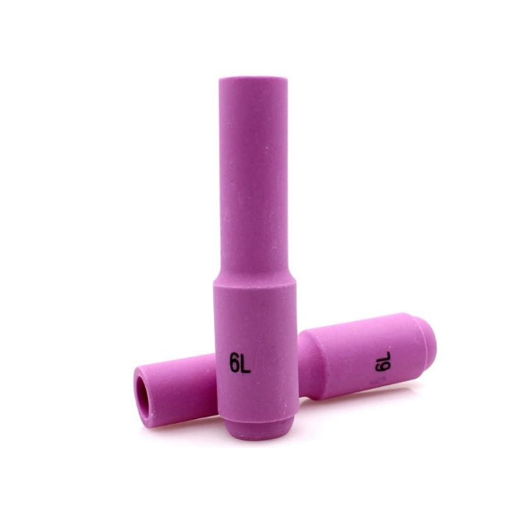 10 pcs TIG Nozzles Ceramic Cup #6L for WP17 WP18 WP26 Tig Torch Alumina Nozzle - KiwisLove