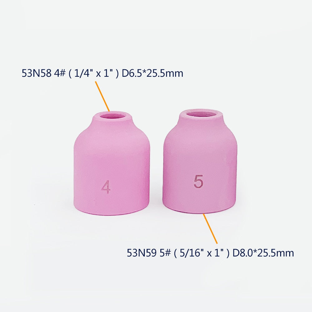 10 pcs TIG Gas Lens Alumina Nozzle Ceramic Cup - KiwisLove