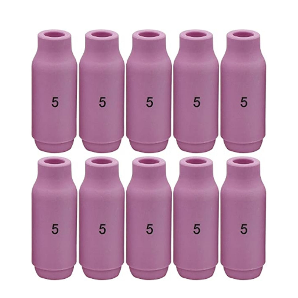 10pcs 10N49#5 Orifice TIG Alumina Nozzles Ceramic Cup - KiwisLove