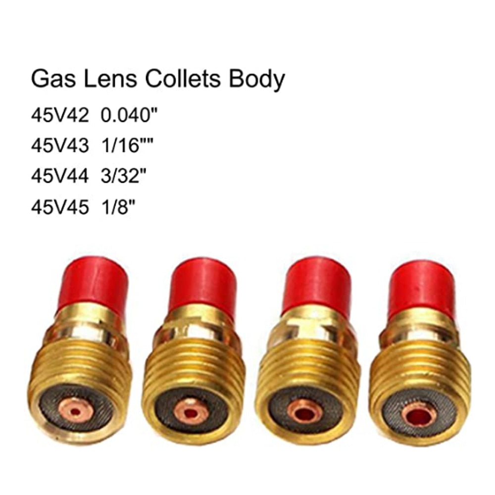 Practical Tig Welding kit Torch Collet Gas Lens Pyrex Glass Cup Kit - KiwisLove