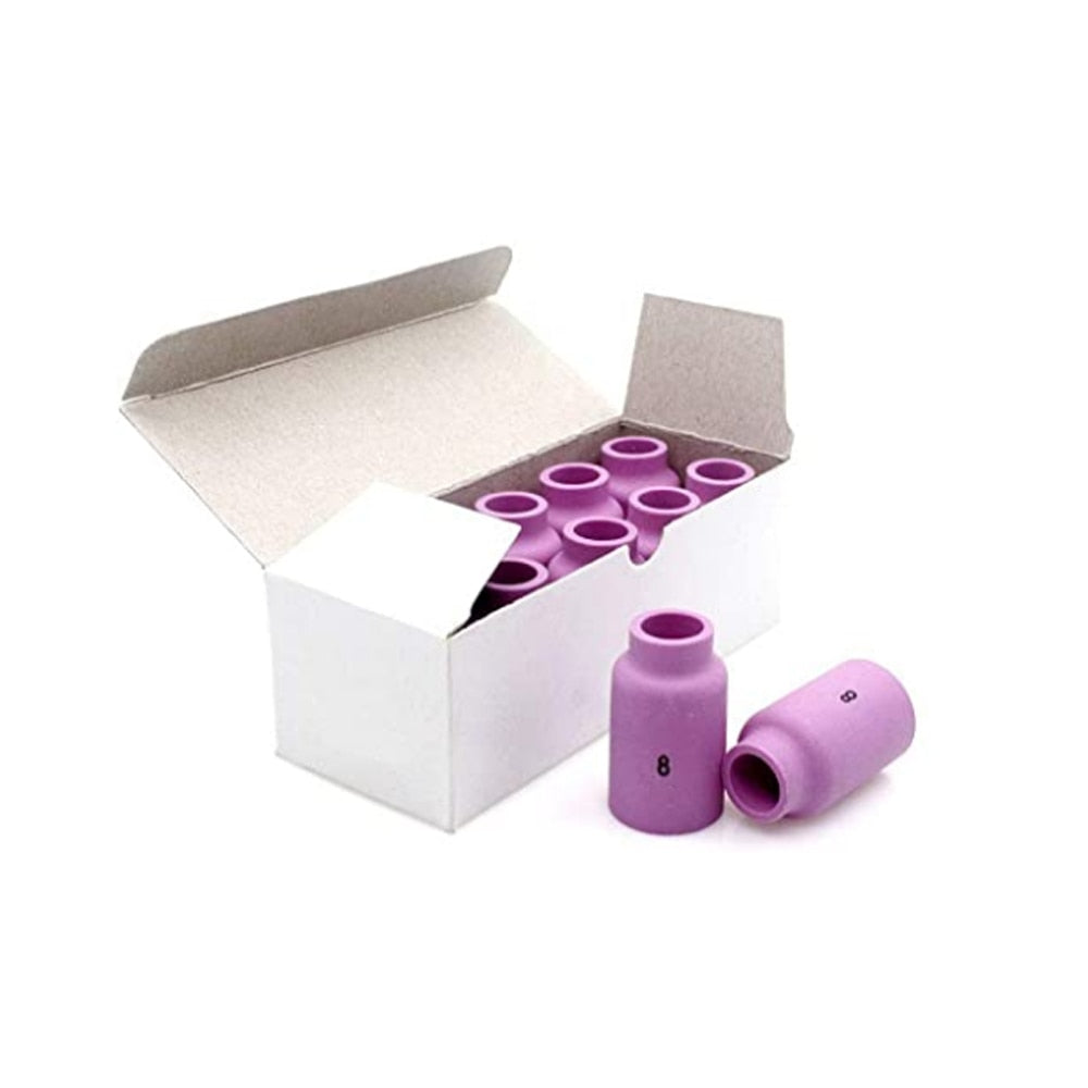 10 pcs 54N14 Ceramic Nozzle 1/2'' 13mm Alumina Shield TIG - KiwisLove