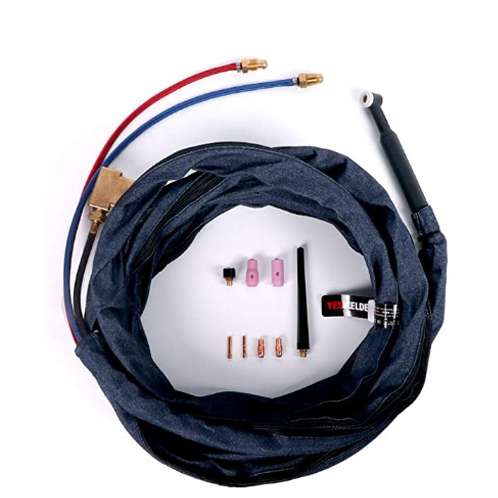 TIG Welding Torch Gas-Electric Integrated Rubber Red Hose - KiwisLove