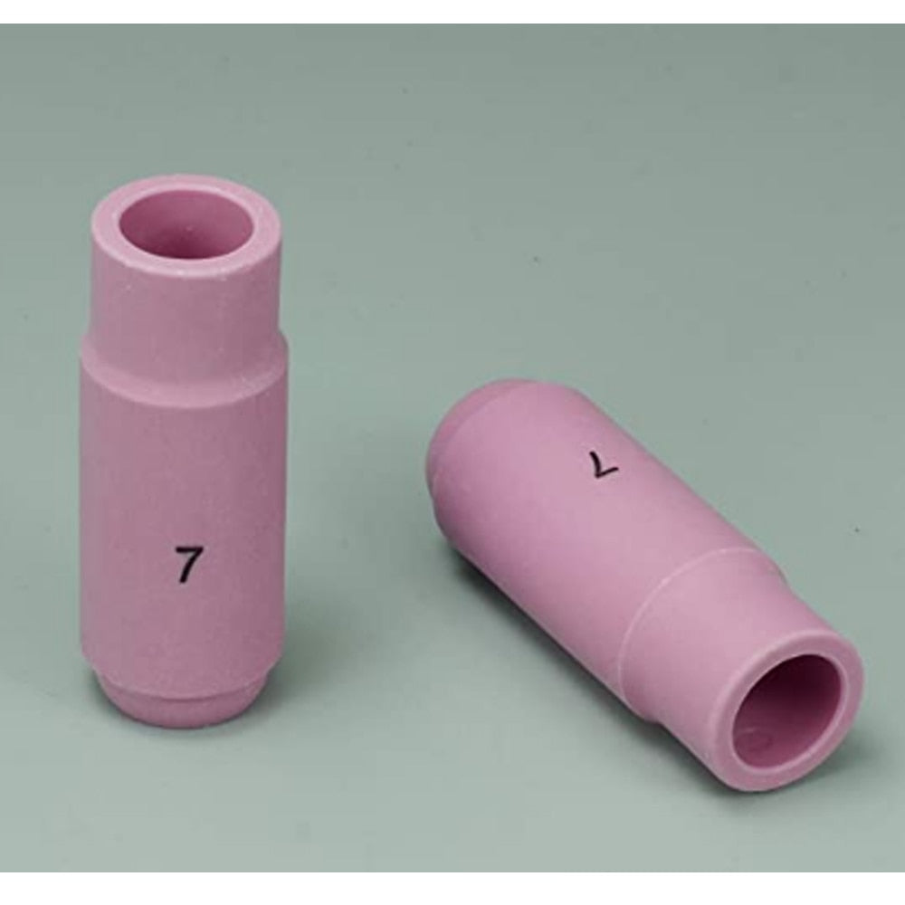 10pcs TIG Alumina Nozzles Ceramic Shield Cup 10N47#7 7/16" Orifice - KiwisLove