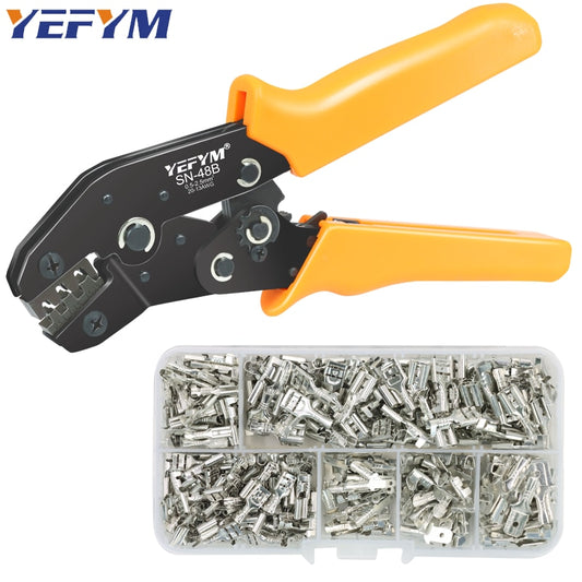 SN-48B crimping pliers 0.5-2.5mm² YEFYM high precision jaw wire electrical hand tools - KiwisLove