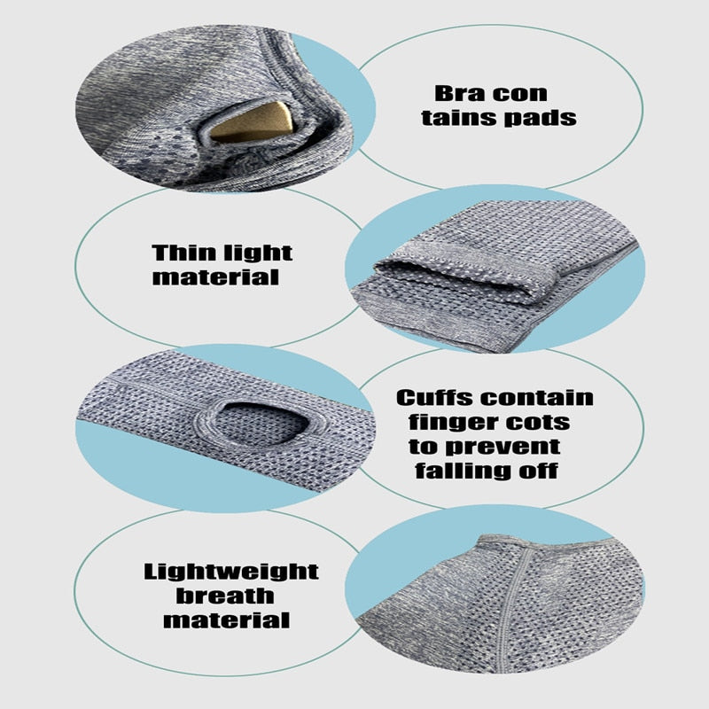 Sise S Seamless Yoga Set Workout Gym Fitness Long Sleeve Crop Top High Waist Leggings - KiwisLove