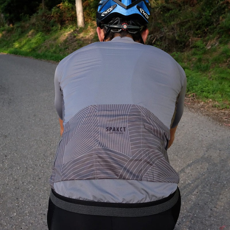 SPAKCT Cycling Jersey Navy blue Men Quick Drying Breathable  MTB - KiwisLove