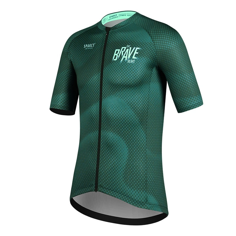 SPAKCT Cycling Jersey Green Men Quick Drying Breathable  MTB - KiwisLove