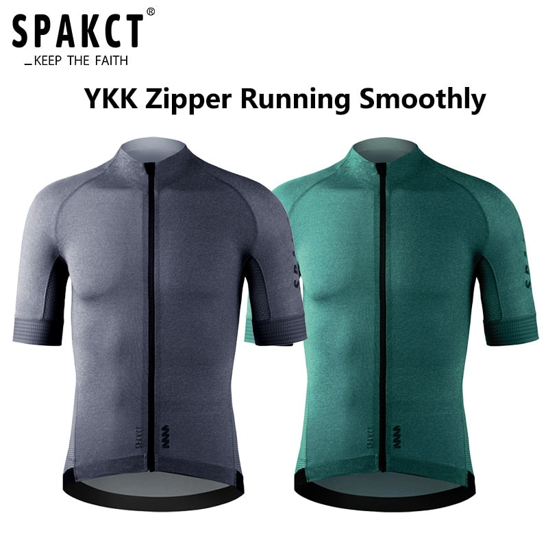 SPAKCT Men Cycling Jersey Mtb Bike Shirt Sunscreen Cool Body Feel Quick Drymountain - KiwisLove