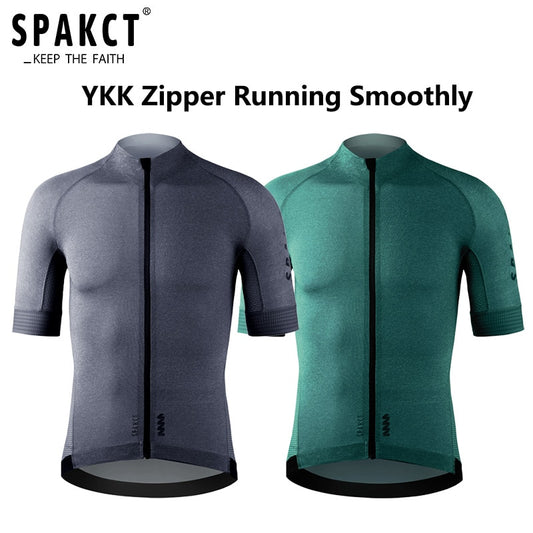 SPAKCT Men Cycling Jersey Mtb Bike Shirt Sunscreen Cool Body Feel Quick Drymountain - KiwisLove
