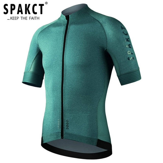 SPAKCT Men Cycling Jersey Mtb Bike Shirt Sunscreen Cool Body Feel Quick Drymountain - KiwisLove