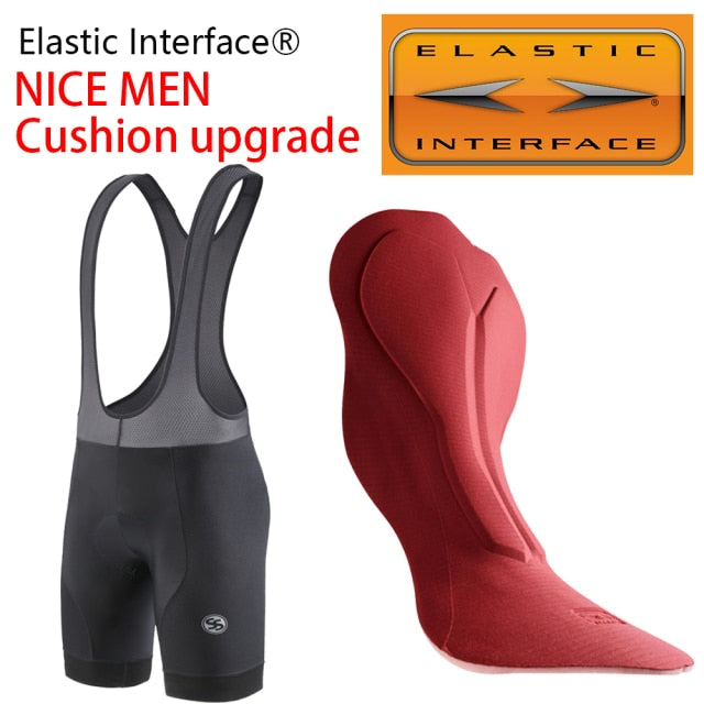 SPAKCT Elastic Interface Cushion Men Cycling Bib Shorts Culotte Ropa Ciclismo Pro MTB - KiwisLove