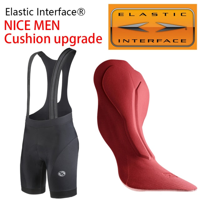 SPAKCT Elastic Interface Cushion Men Cycling Bib Shorts Culotte Ropa Ciclismo Pro MTB - KiwisLove