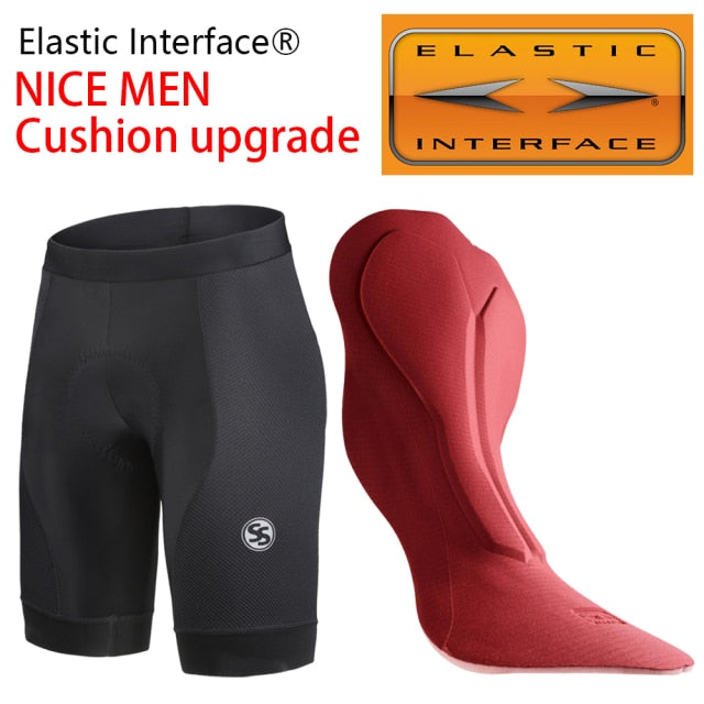 SPAKCT Elastic Interface Cushion Men Cycling Bib Shorts Culotte Ropa Ciclismo Pro MTB - KiwisLove