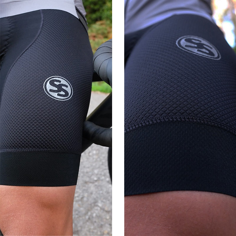 SPAKCT Men Cycling Shorts Padded Breathable Compression Cycling Bib Shorts Mtb - KiwisLove