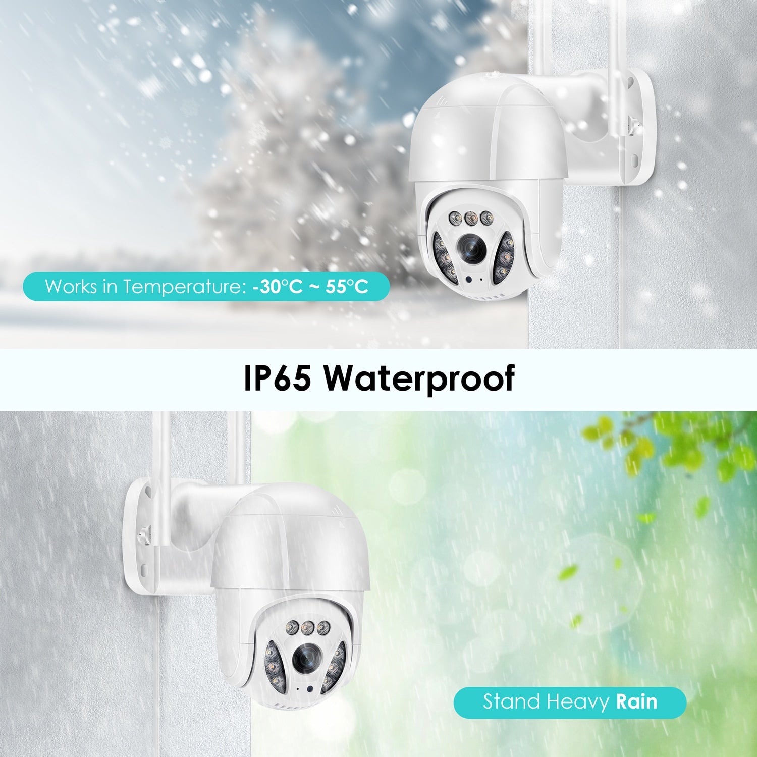 Wifi IP Camera Outdoor Ai Human Detection Auto Tracking PTZ - KiwisLove