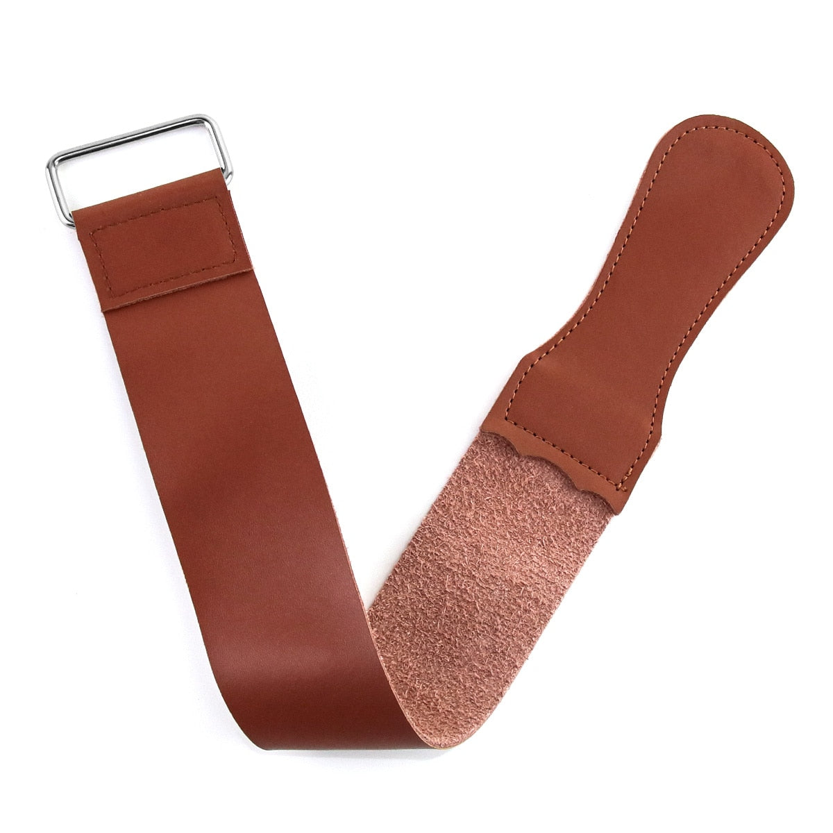 QSHAVE Genuine Leather Strap Barber Straight Razor Shaving Strap Knife Sharpening - KiwisLove