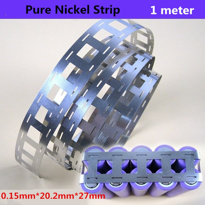 Pure Nickel Strip 0.15×27mm 99.96% High Purity for 18650 Lithium Battery Spot Welding- KiwisLove