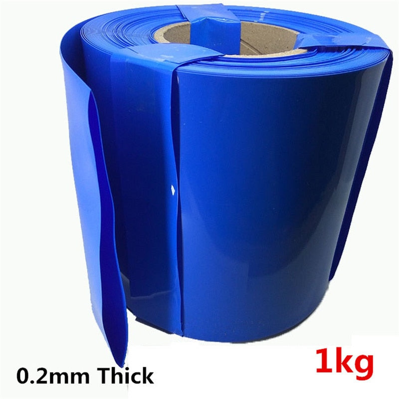 0.2mm thick insulated PVC blue heat shrinkable tube 1 kg - KiwisLove