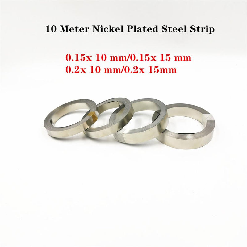 1 Roll 10m 18650 Li-ion Battery  Nickel Plated Steel Belt Strip - KiwisLove