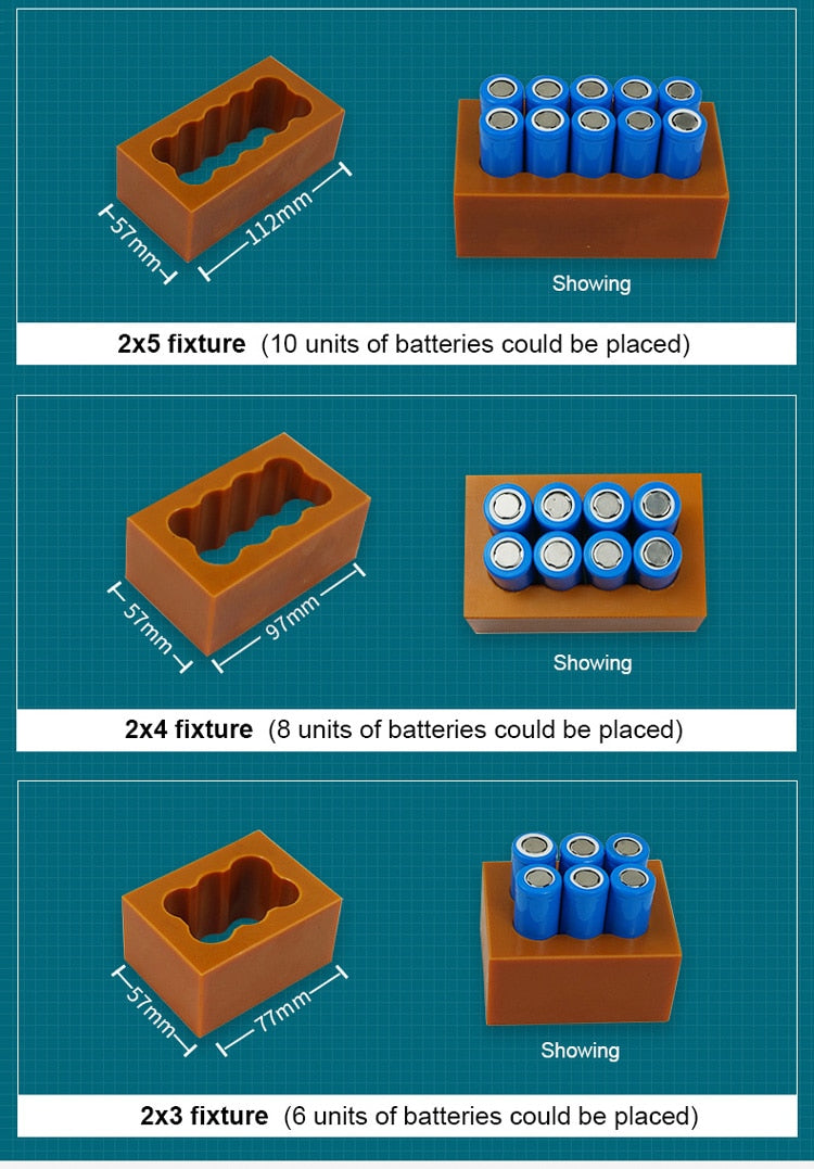 18650 Battery Dual Row Fixture Fixed For Spot Welding Lithium Battery Pack - KiwisLove