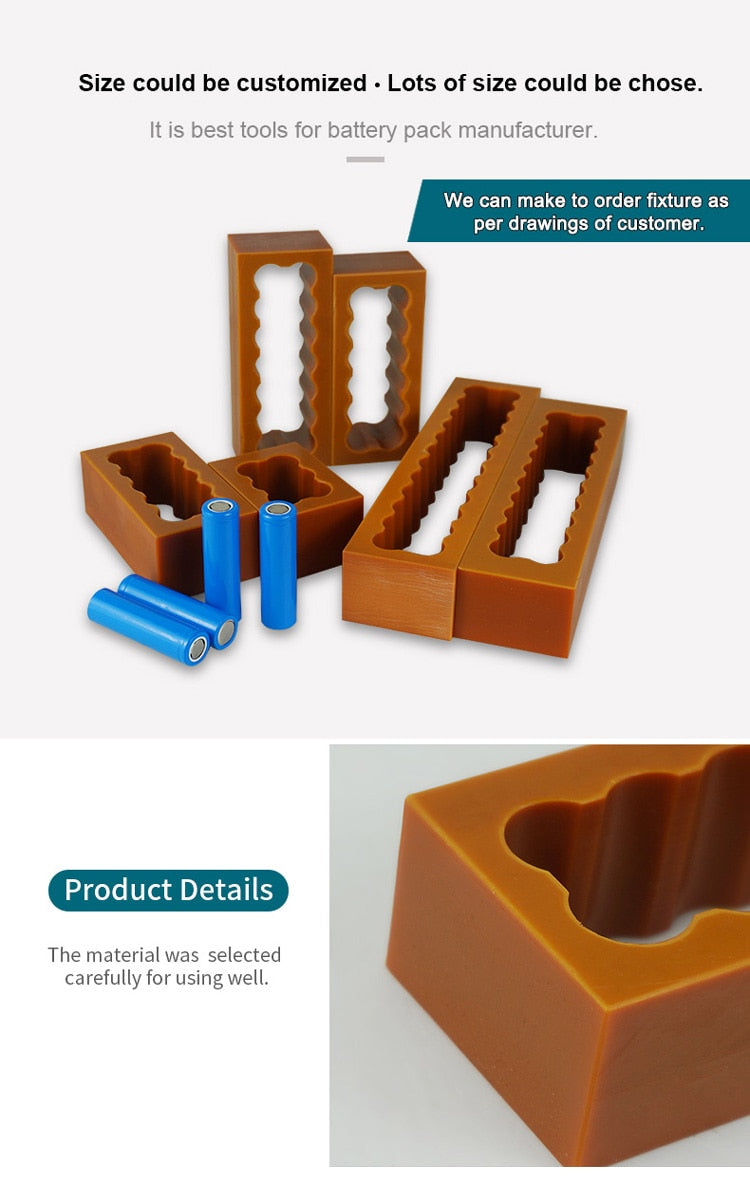 18650 Battery Dual Row Fixture Fixed For Spot Welding Lithium Battery Pack - KiwisLove