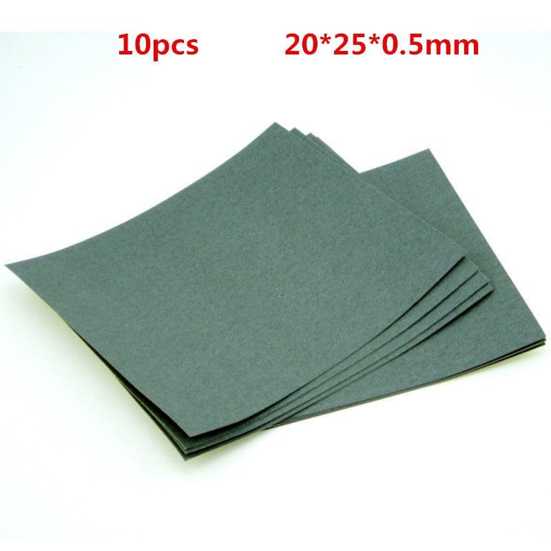10pcs 20*25mm 18650 Battery Insulation Gasket Barley Paper - KiwisLove