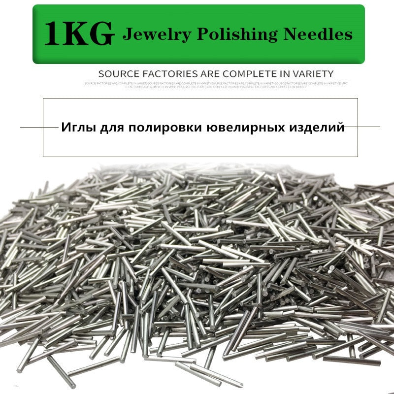 1KG Stainless Steel Polishing Needles Magnetic Tumbler Polisher tools - KiwisLove