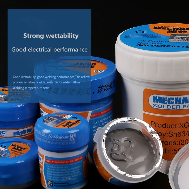 MECHANIC BGA CPU LED Original Solder Tin Paste 183 Melting Point - KiwisLove