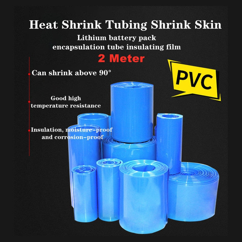 2 Meter PVC Heat Shrink Tubing Shrink Tube - KiwisLove