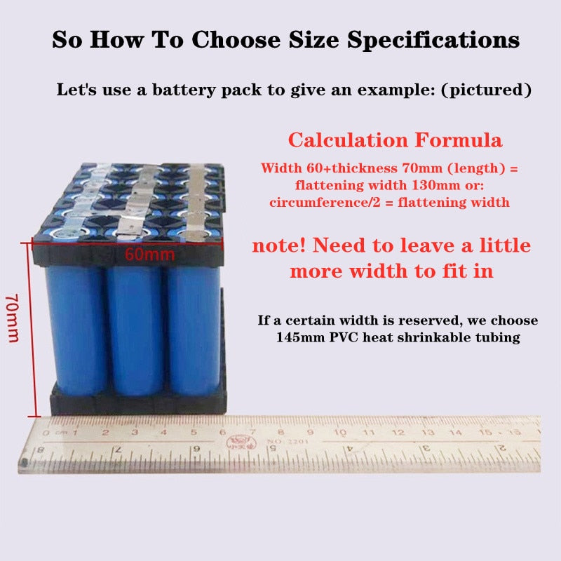 2 Meter PVC Heat Shrink Tubing Shrink Tube - KiwisLove