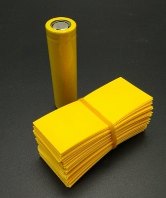 500pcs 18650 battery casing heat shrinkable sleeve insulation cover PVC - KiwisLove