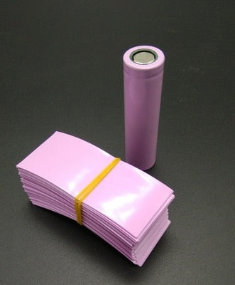 500pcs 18650 battery casing heat shrinkable sleeve insulation cover PVC - KiwisLove