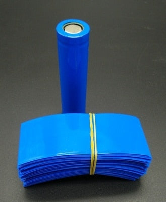 500pcs 18650 battery casing heat shrinkable sleeve insulation cover PVC - KiwisLove