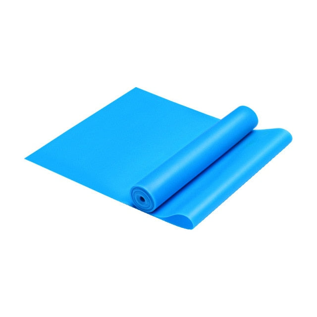 Yoga  gym elastic Tension band 150cm rubber Pilates - KiwisLove