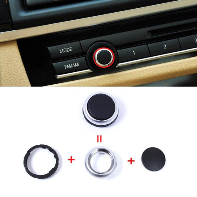 Dashboard Air Conditioning Ac Buttons Audio Control Auto Knob Switch Caps For B MW 5 6 7 Series F10 F06 F12 F01 F02 520 530 - KiwisLove
