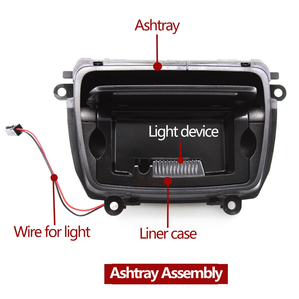 Center Console ABS Ashtray Assembly Bmw 5 F10 F11 F18 51169213656 51169206347 - KiwisLove