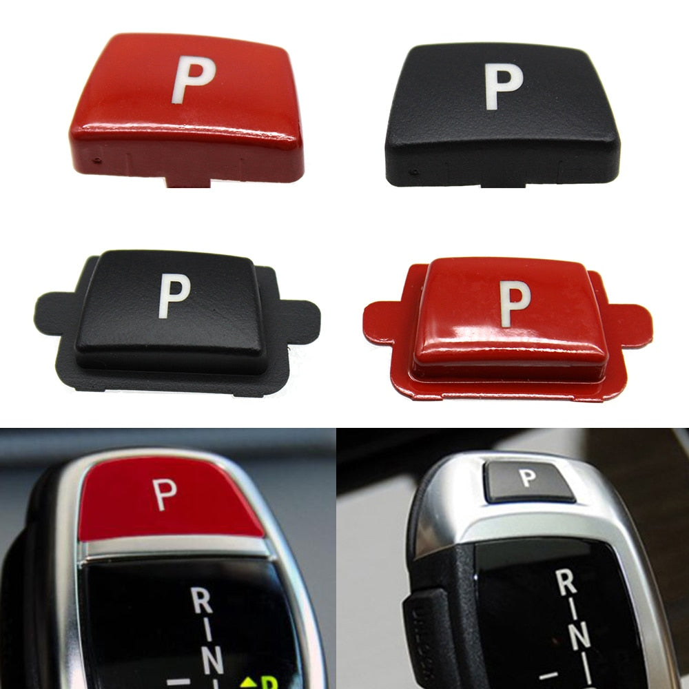 Gear Shift Knob Auto Parking P Button Cap BMW 3 5 7 X3 X4 X5 X6 Series E60 E90 F30 F10 F01 F02 F25 F26 G30 G11 G12 - KiwisLove