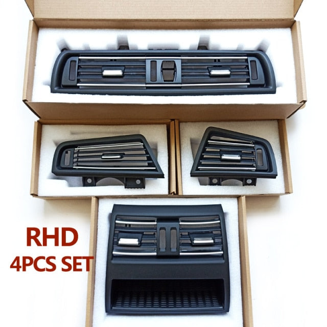 Chromed AC Air Vent Grille Cover Panel BMW 5  F10 F11 520 525 528 530 535 - KiwisLove