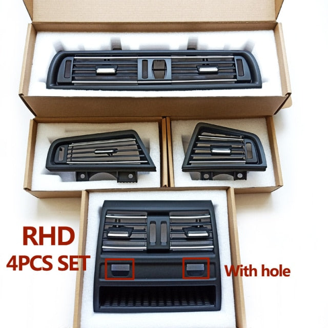 Chromed AC Air Vent Grille Cover Panel BMW 5  F10 F11 520 525 528 530 535 - KiwisLove