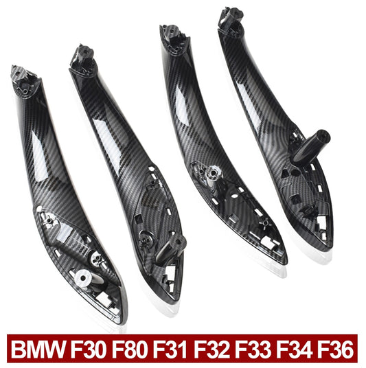 BMW Carbon Fiber Door Handle Inside Panel with Outer Cover - KiwisLove