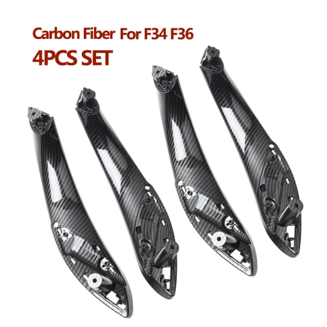 BMW Carbon Fiber Door Handle Inside Panel with Outer Cover - KiwisLove