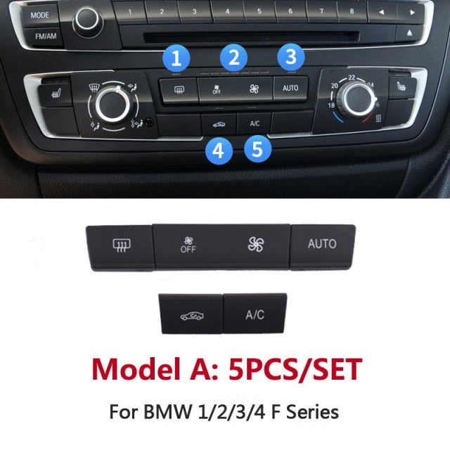 AC Control Button BMW 1 2 3 4 F F20 F21 F22 F30 F35 F34 F36 F45 F46 F80 - KiwisLove