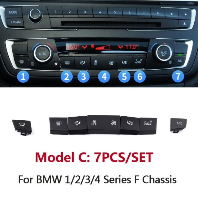 AC Control Button BMW 1 2 3 4 F F20 F21 F22 F30 F35 F34 F36 F45 F46 F80 - KiwisLove