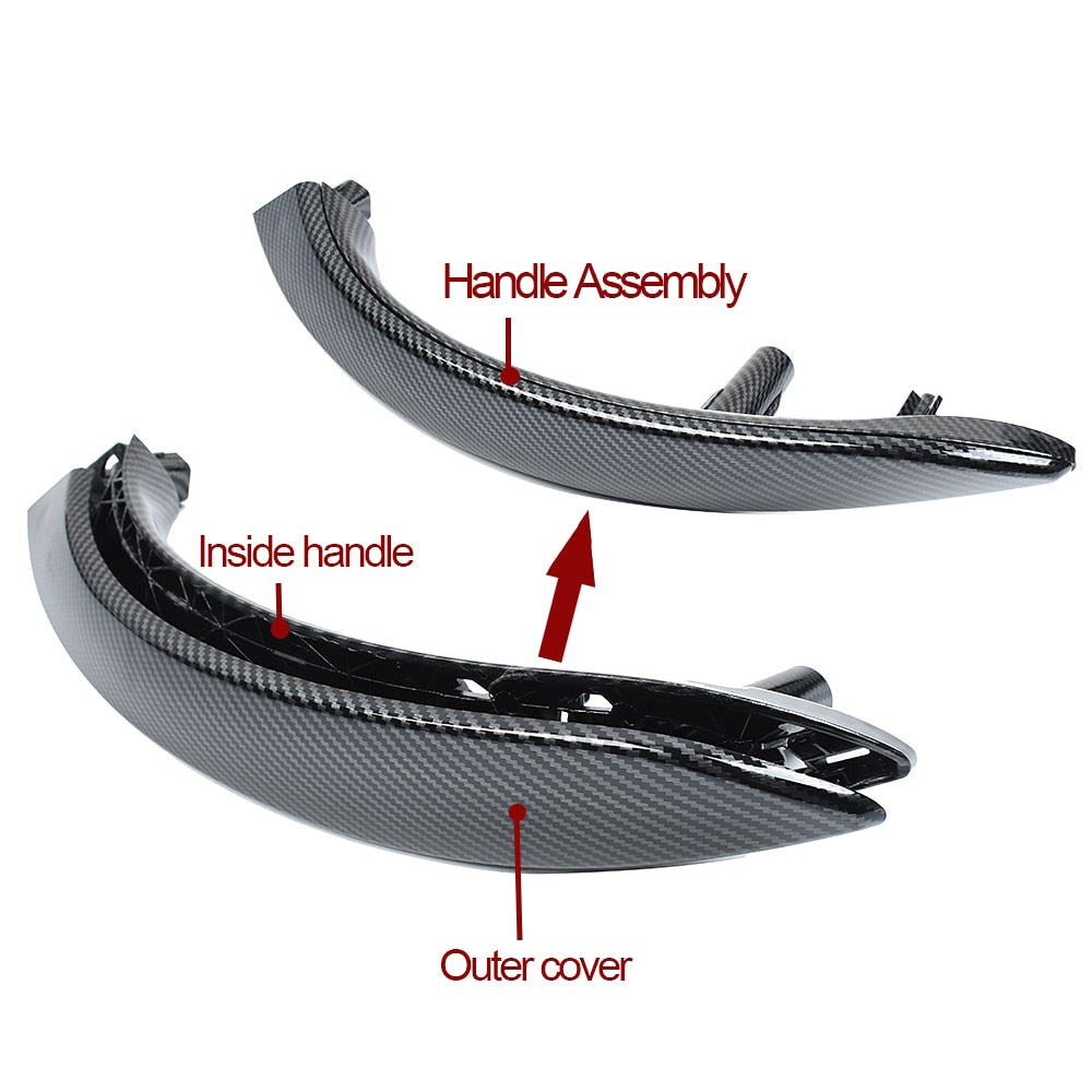 Carbon Fiber Door Handle with Cover BMW 3 3GT 4 F30 F80 F31 F32 F33 F34 F35 F36 - KiwisLove