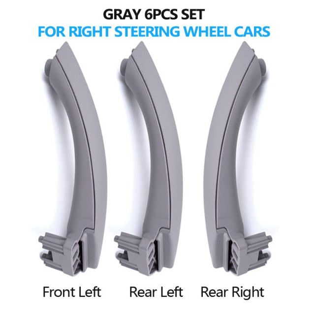 LHD RHD Beige Black Gray Interior Door Pull Handle Set Replacement For BMW 3 Series E90 E91 E92 316 318 320 325 328i 2004-2012 - KiwisLove