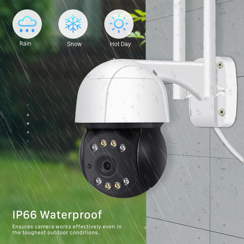 PTZ Wifi Camera Outdoor 4X  Zoom Ai Human Detection - KiwisLove