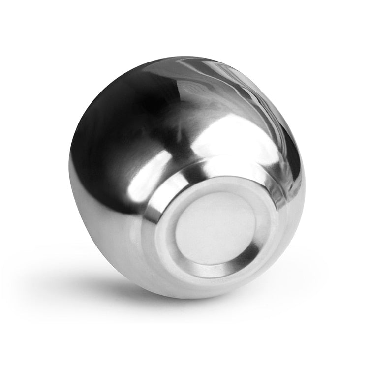 QSHAVE Stainless Steel Shaving Soap Bowl 8.2 x 6 x 4.2 cm Brush not Including - KiwisLove