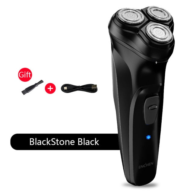 ENCHEN BlackStone Electric Shaver for Men USB Rechargeable Wet Dry Electric Razor with Pop-up Trimmer Cordless Beard Trimmer - KiwisLove
